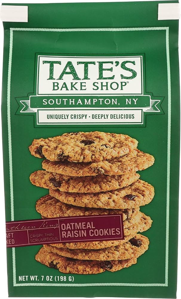 TATES Cookies Oatmeal Raisin, 7 oz | Amazon (US)