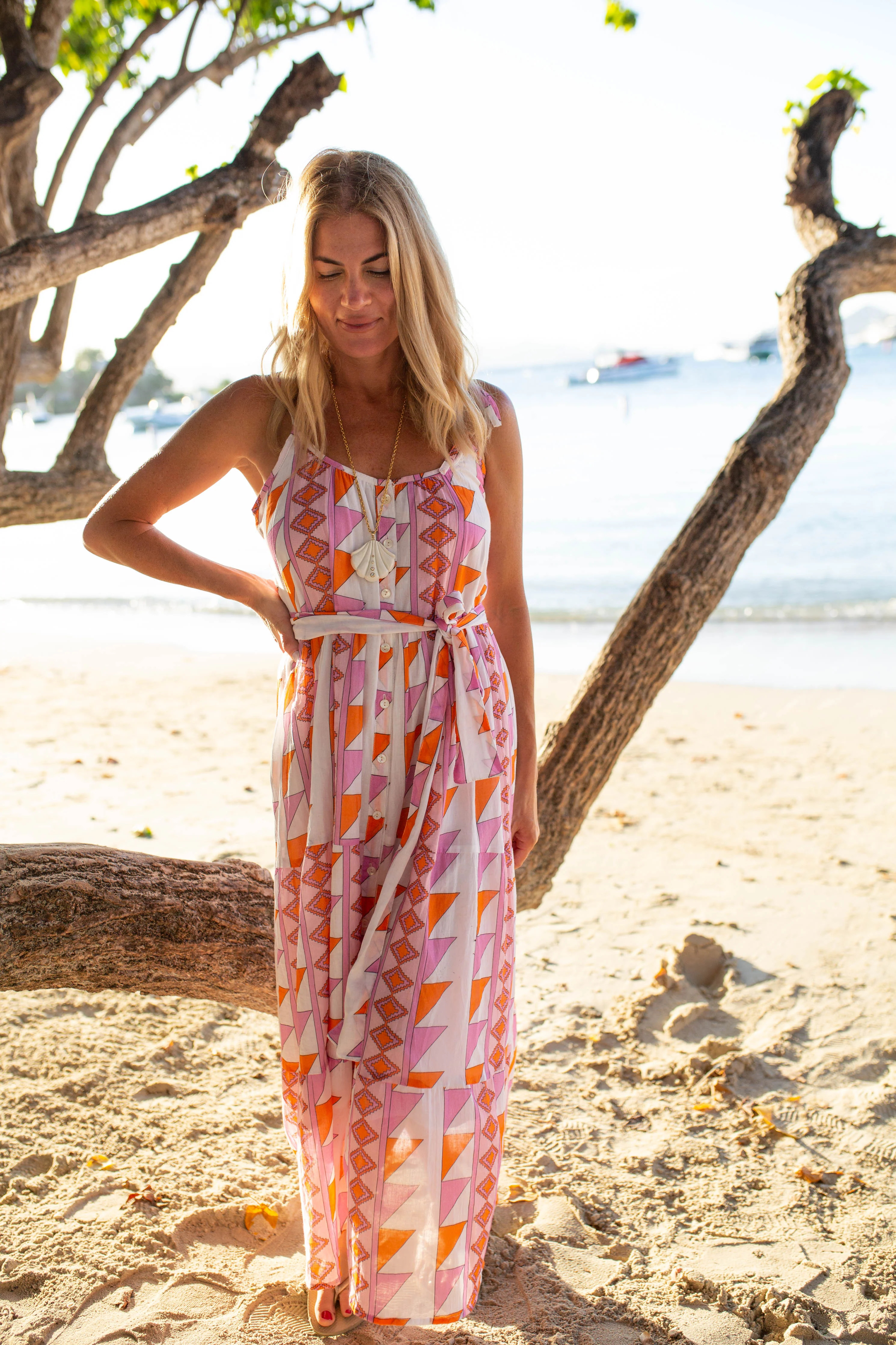 Siesta Dress - Neon Geo | Marea