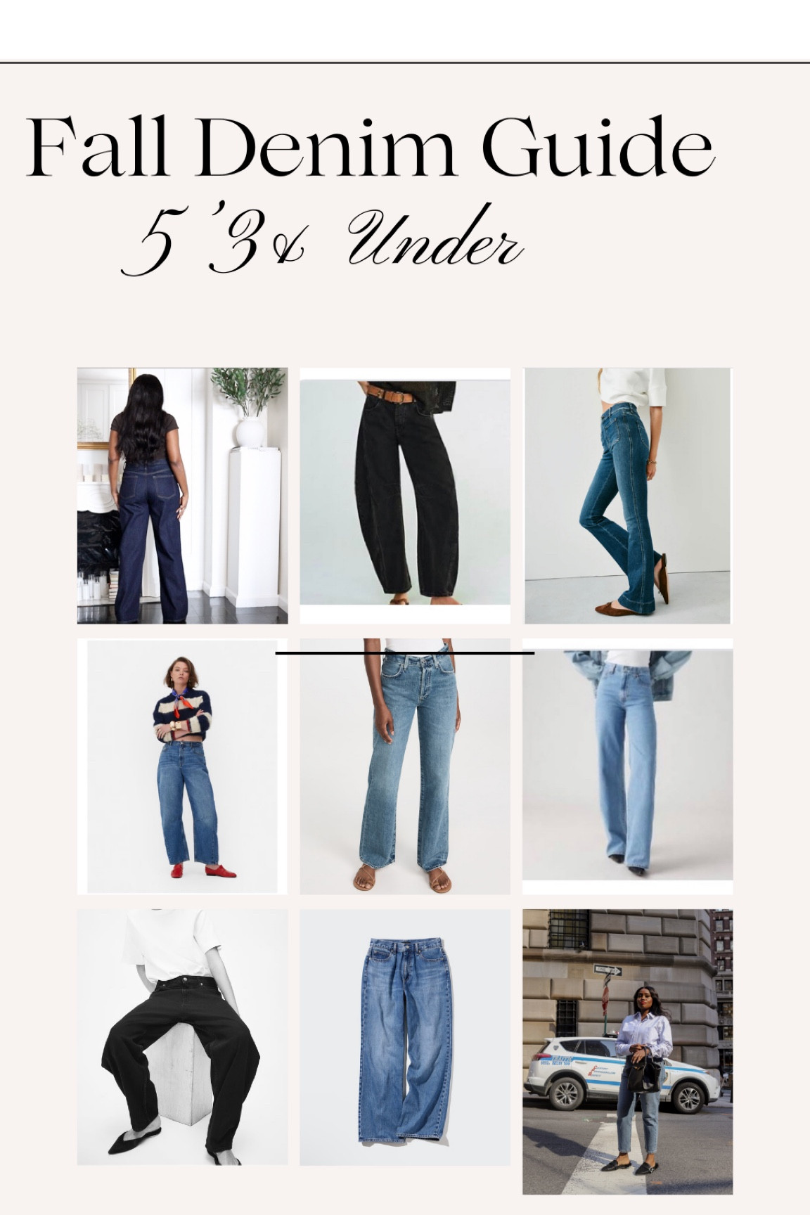 The best Fall Denim for petites 5’3 and under 

#LTKFallSale #LTKStyleTip #LTKSeasonal