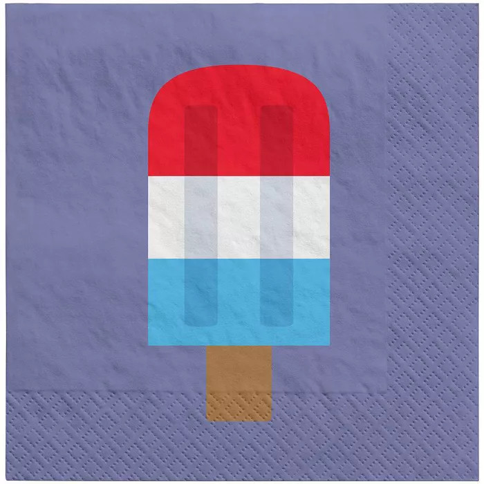 30ct Lunch Napkin Popsicle Navy - Sun Squad™ | Target