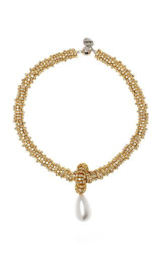 Pearl, Crystal Gold-Tone Necklace | Moda Operandi (Global)