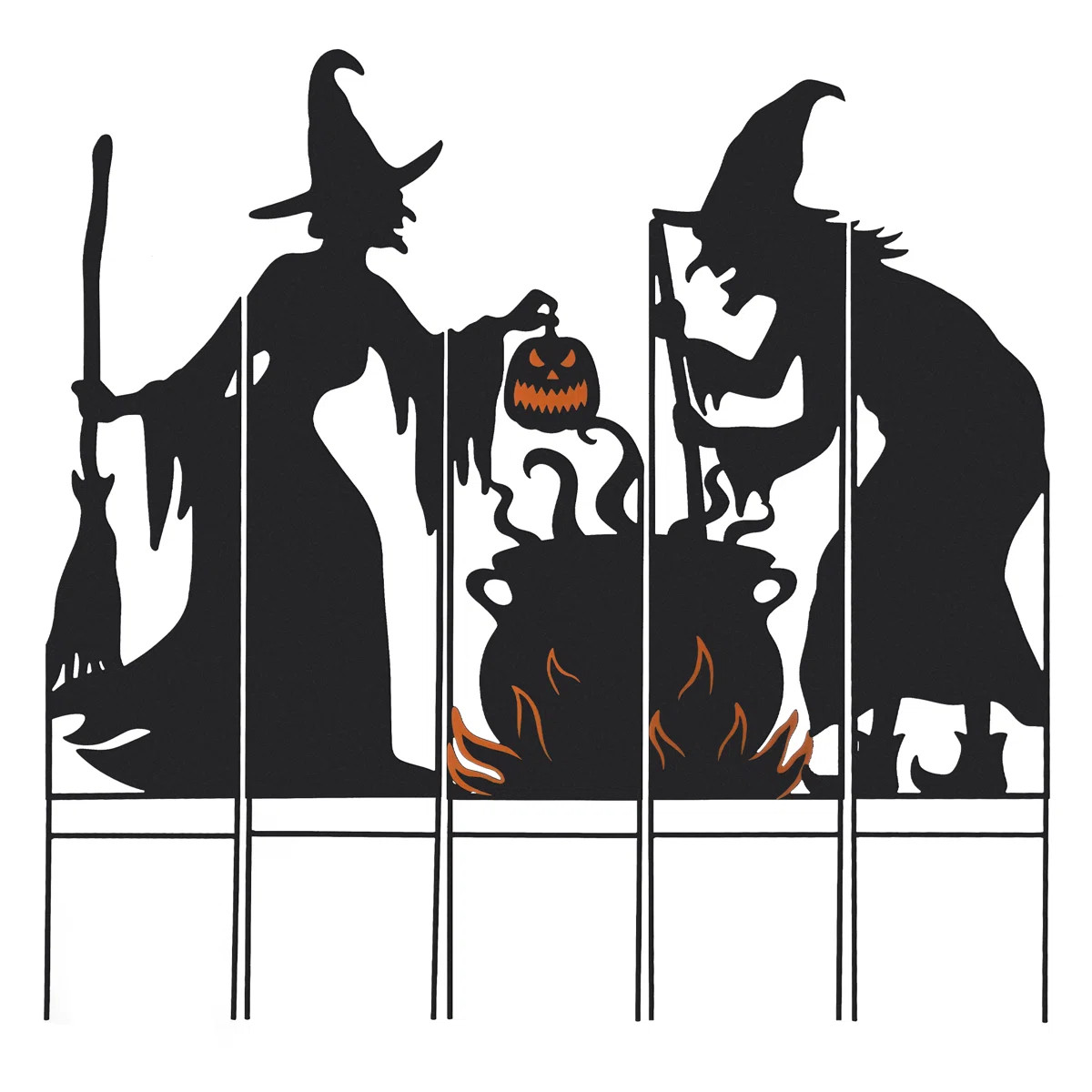 The Holiday Aisle\u00ae Halloween Witches Cauldron Garden Stake & Reviews | Birch Lane | Birch Lane