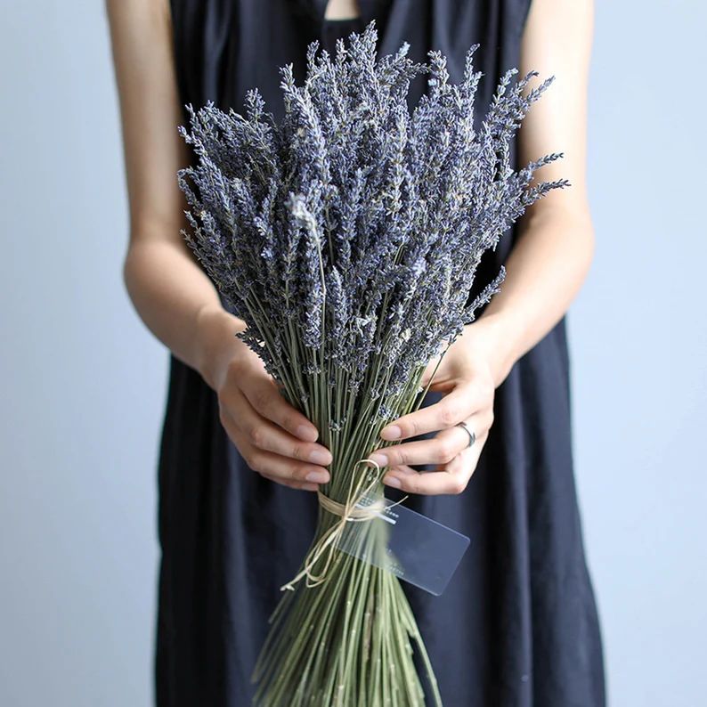 100/200 Sticks Dry Lavender Bouquetdried Natural Lavender | Etsy | Etsy (US)