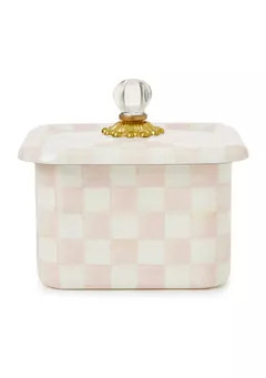 MacKenzie-Childs Rosy Check Recipe Box | Belk