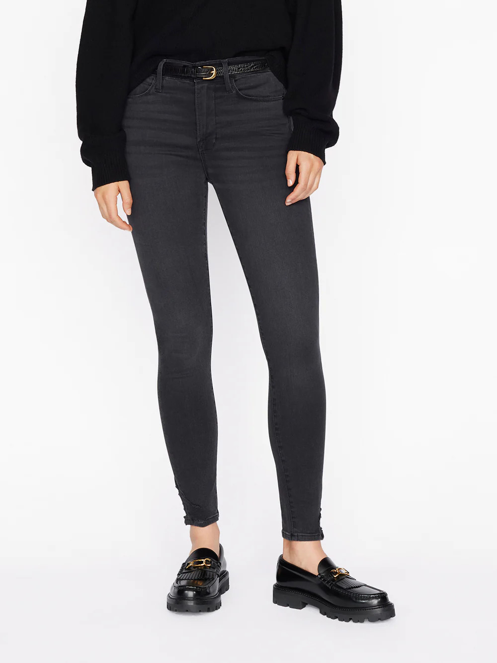 Le High Skinny -- Billups Chewed | Frame Denim