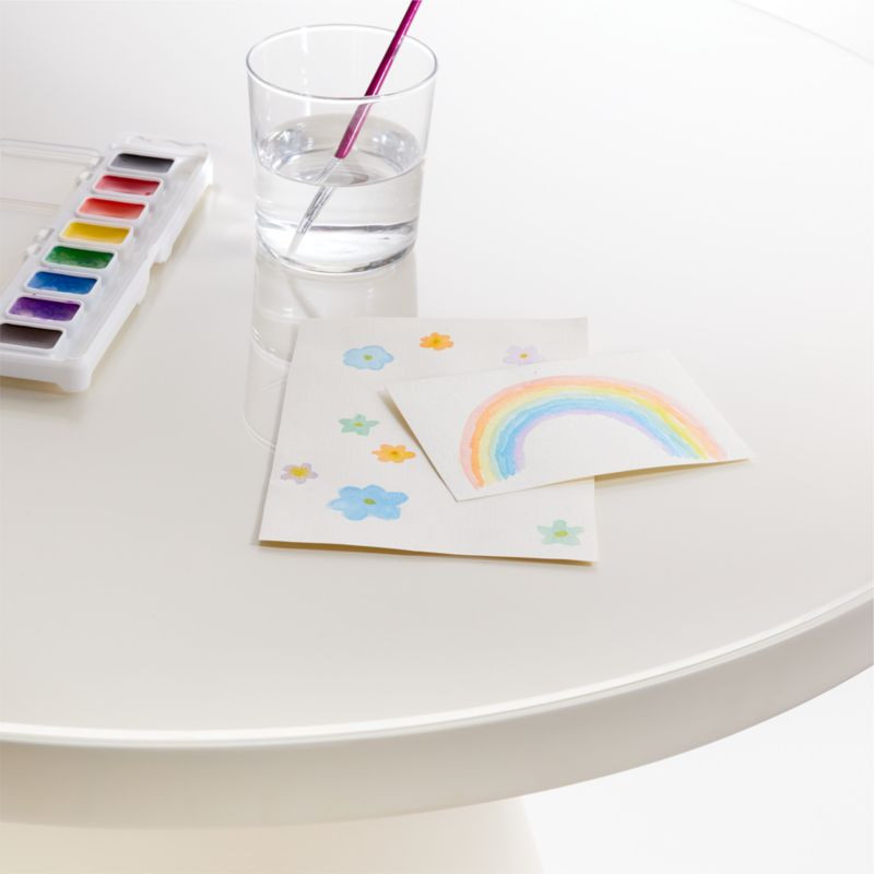 32" Round Clear Acrylic Play Table Topper + Reviews | Crate & Kids | Crate & Barrel