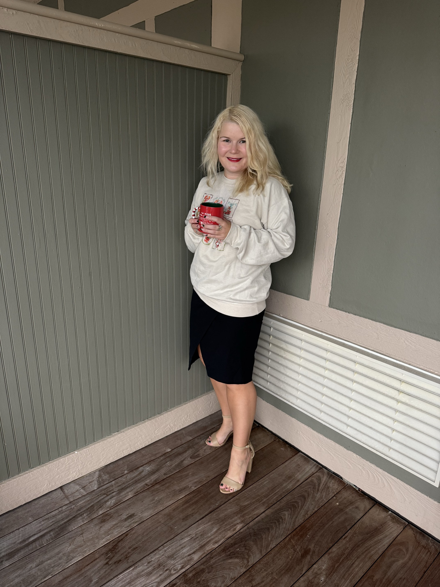 This was another favorite graphic tee i rocked all season and will continue to do so.

#LTKPetite #LTKHoliday #LTKootd