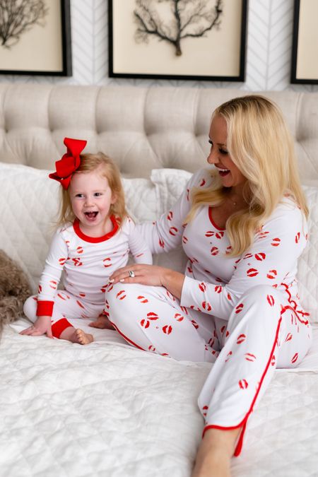 Lake Pajamas. Valentines pajamas. Kissy pajamas. Mommy & me. Ladies & kids matching pajamas. Baby & toddler pajamas. Size small & size 2T. Lake pjs 

#LTKSeasonal #LTKkids #LTKfamily