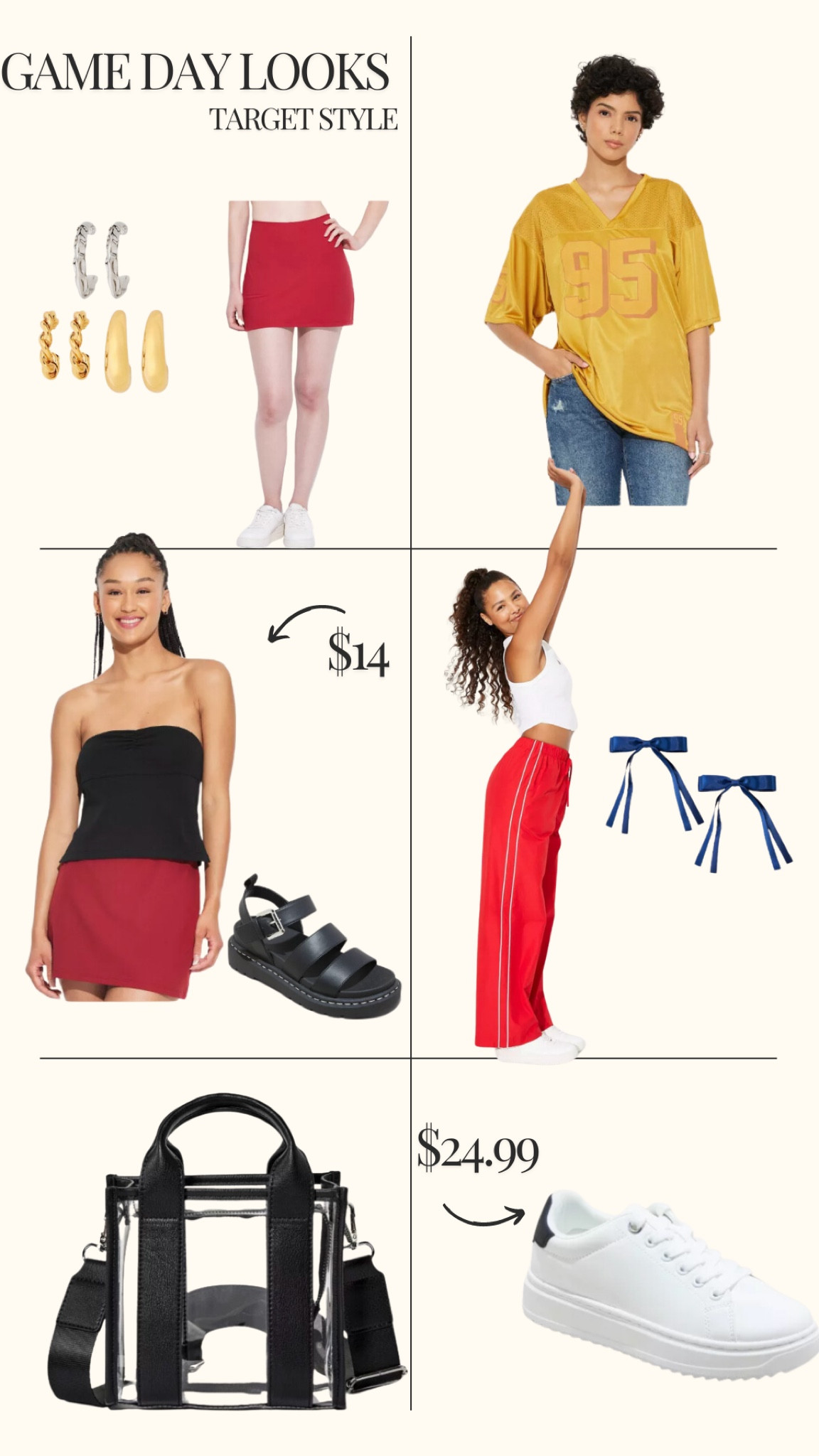 Target Game Day pieces to shine this football season. So many cute accessories to bring an outfit together. 🏈

Track pants, college game day, high school, collegiate, bows, jersey, touchdown, preppy 

#LTKParties #LTKFallSale #LTKSeasonal