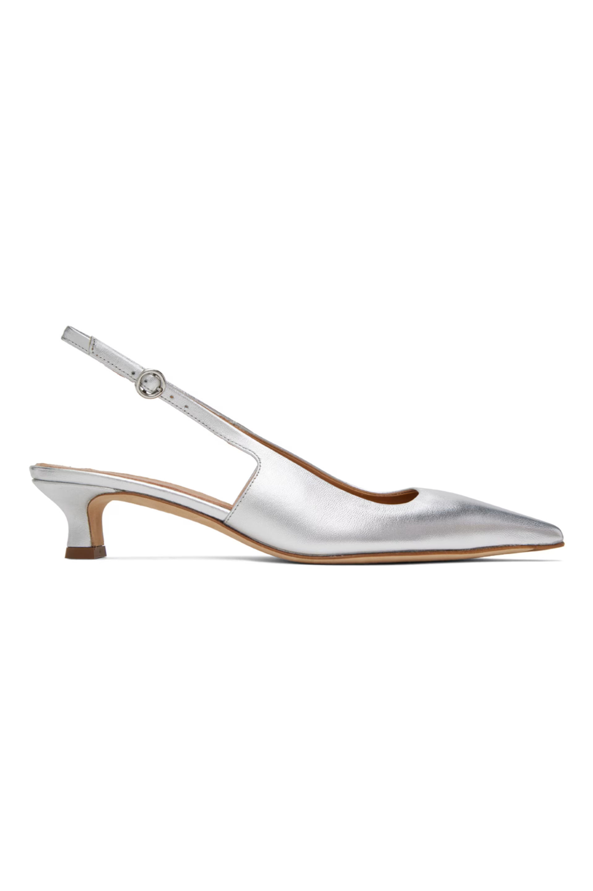 Aeyde - Silver Catrina Heels | SSENSE