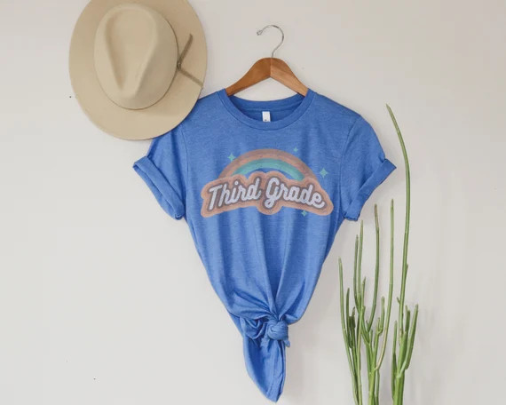 Third Grade Teacher Shirt Teach 3rd Grade Cute Teacher Tee - Etsy | Etsy (US)