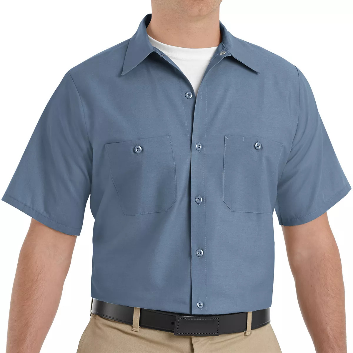 Men's Red Kap Classic-Fit Industrial Button-Down Work Shirt | Kohl's