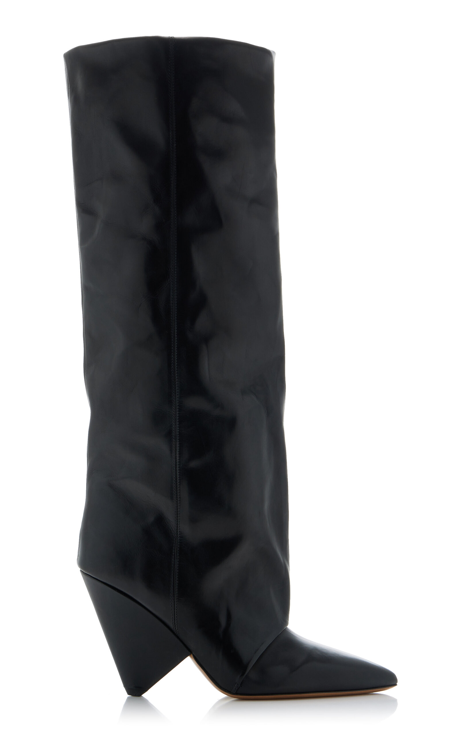 Lyena Leather Knee Boots | Moda Operandi (Global)