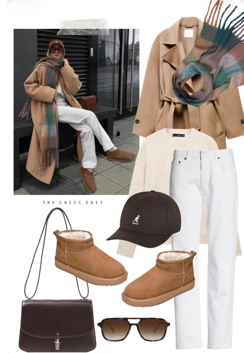 Shop the look 🧋

#ootd #winteroutfit #coat #uggs #outfit scarf bag boots cap dupe denim jeans sweater sunglasses 

#LTKootd #LTKOver40 #LTKgrwm