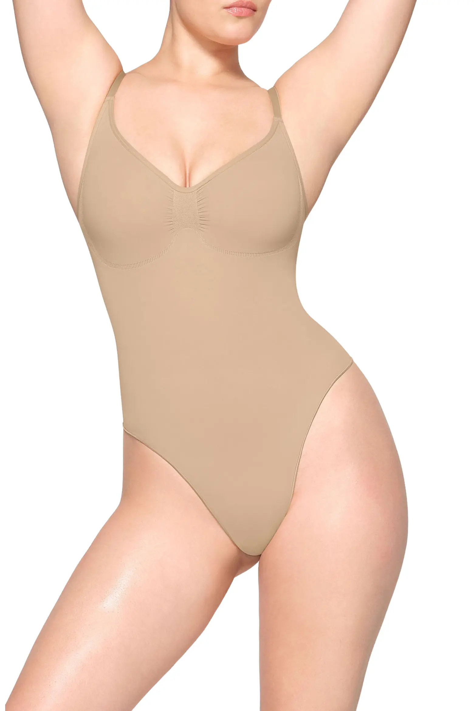 SKIMS Seamless Sculpt Thong Bodysuit (Regular & Plus Size) (Women) | Nordstrom | Nordstrom