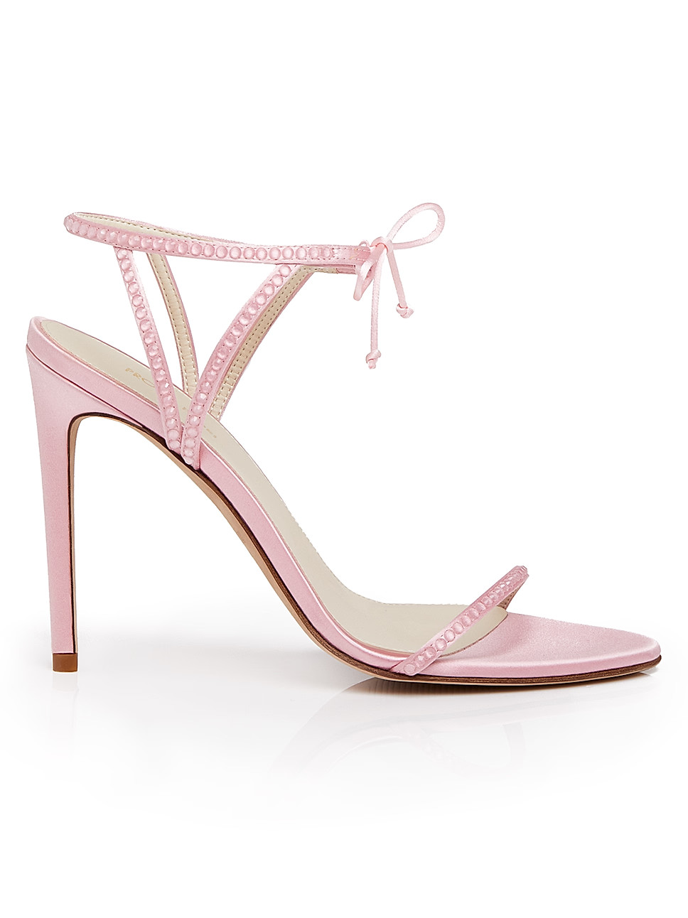 Juniper 105MM Sustainable Silk Crystal-Embellished Sandals | Saks Fifth Avenue
