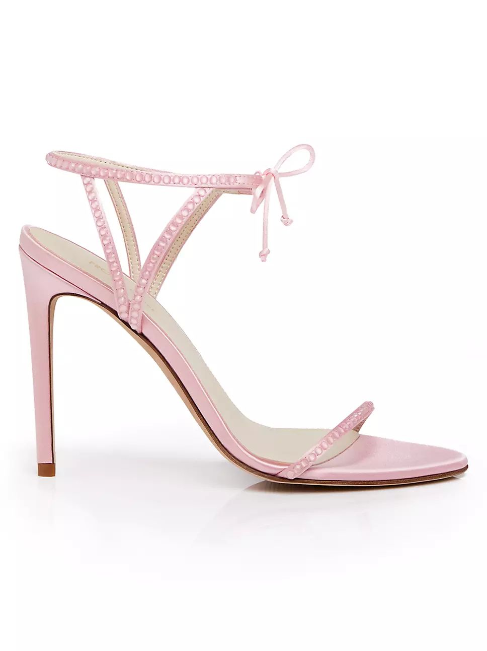 Juniper 105MM Sustainable Silk Crystal-Embellished Sandals | Saks Fifth Avenue