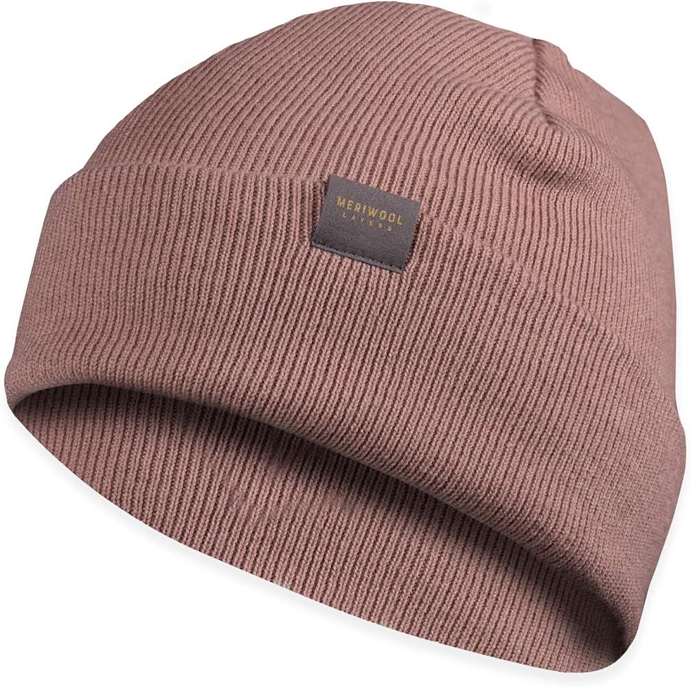 MERIWOOL Kids’ Beanie - Merino Wool Ribbed Knit Winter Hat for Boys and Girls | Amazon (US)