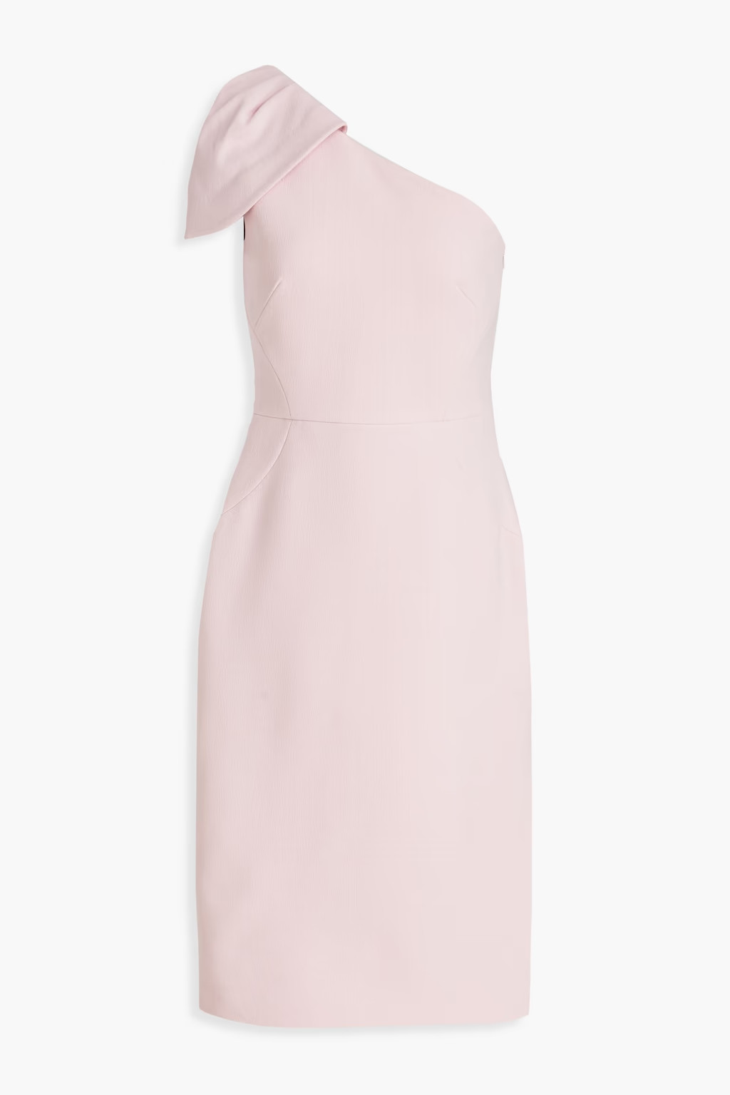 Carline one-shoulder pleated crepe midi dress | The Outnet (US and CA)