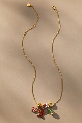 BaubleBar Holly Jolly Charm Necklace | Anthropologie (US)