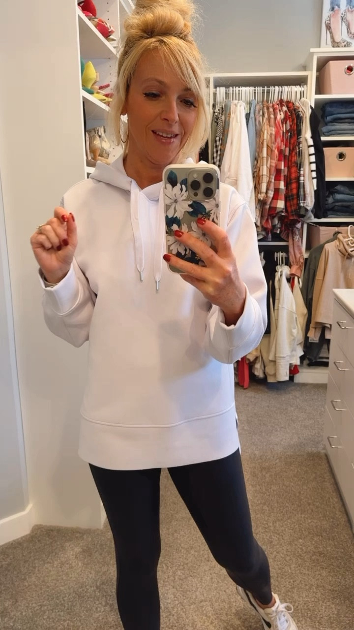 This is a most beloved sweatshirt! Pretty lavender color too  

#LTKstyletip #LTKMostLoved #LTKfitness