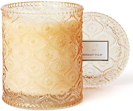 LA JOLIE MUSE Scented Candles Gifts for Women, Midnight Tulip Scented Candles, 55 Hours Long Burn... | Amazon (US)