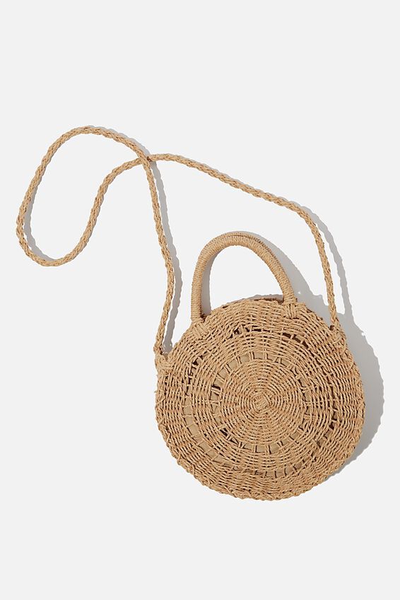 Summer Love Woven Circle Bag | Cotton On (ANZ)
