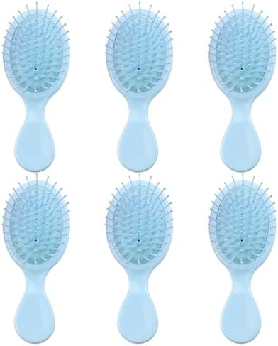 6 pcs Mini Hair Brush,Travel Detangling Brush with Exquisite Packaging Box,Mini Brush for Most Ha... | Amazon (US)