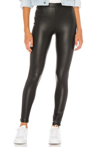 Plush Fleece Lined High Waisted Liquid Legging in Black from Revolve.com | Revolve Clothing (Global)