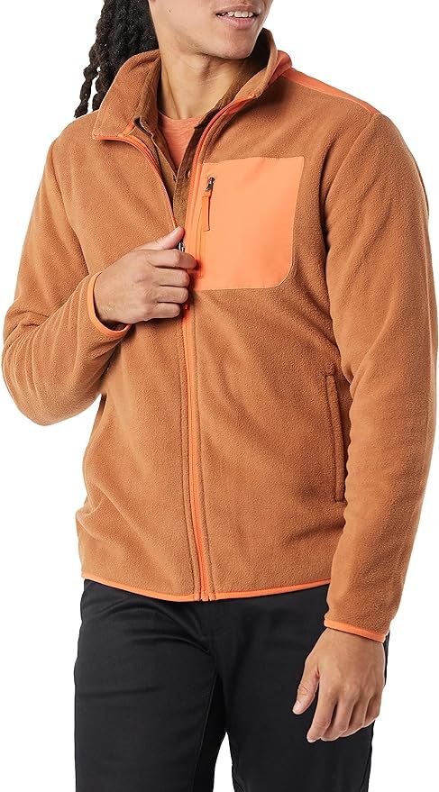 Amazon Essentials Men's Full-Zip Polar Fleece Jacket | Amazon (US)