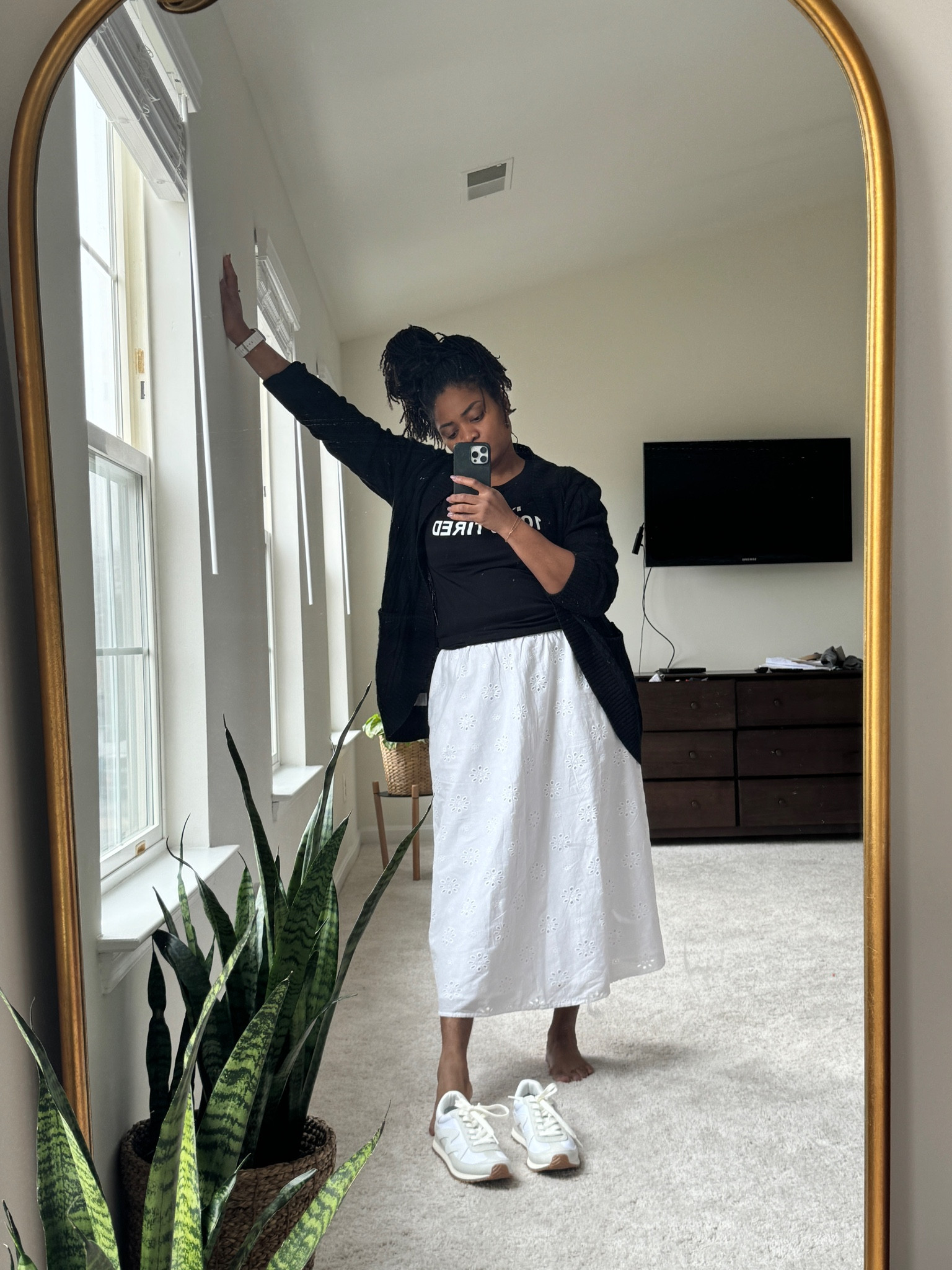 This Target skirt is so comfortable! And I pairs it with sneakers from Target and also this T-Shirt & Sweater I got from Amazon #targetfinds #amazonfashion #targetfashion #targetstyle #amazonfinds #momstyle 

#LTKsalealert #LTKfindsunder50 #LTKstyletip