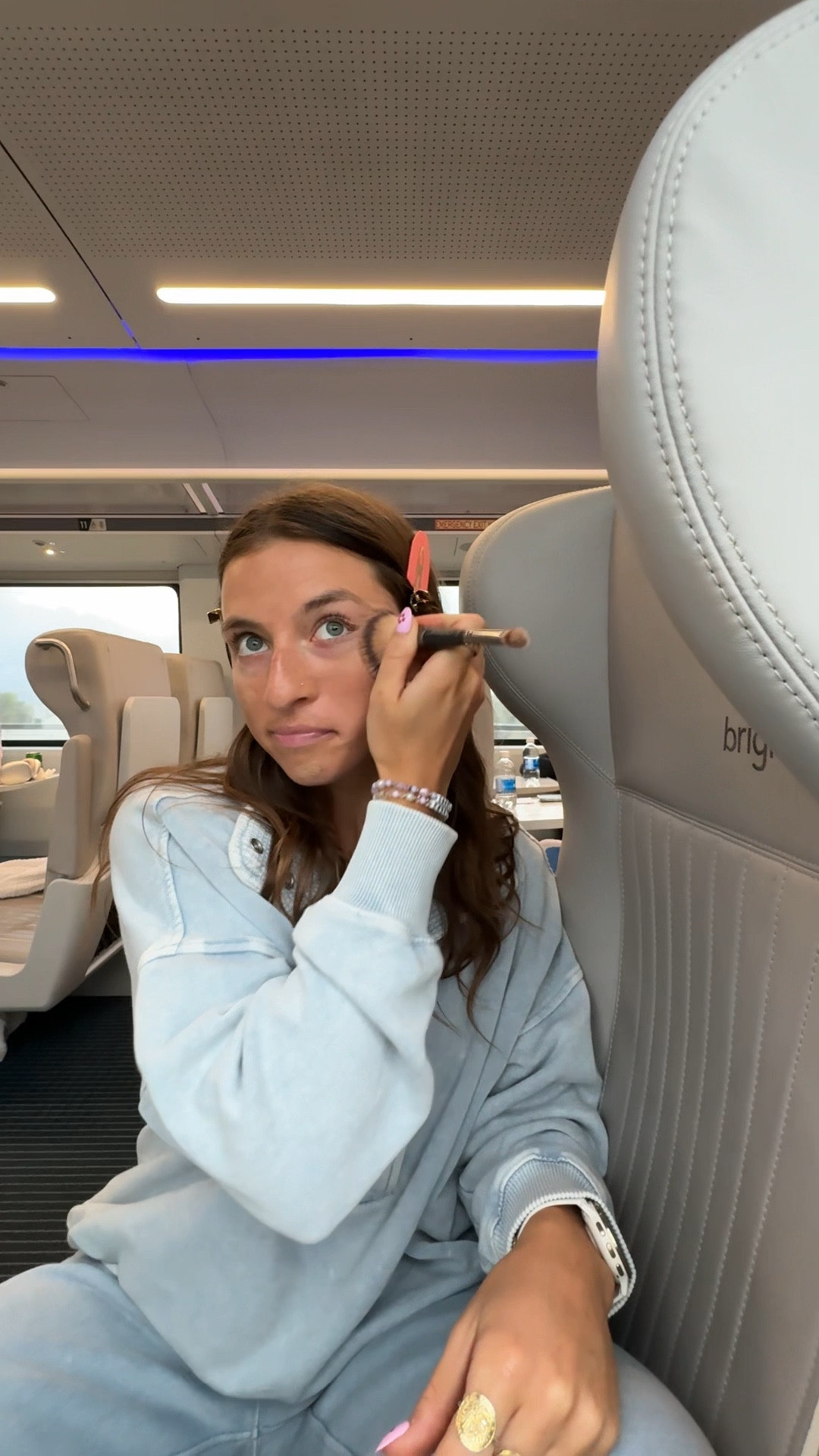 a routine that makes me GLOW! I love being in the Sephora beauty insider🩷shades:
Haus labs: color 280 
Saie concealer: 4.5 
Blush: cheers
Bronzer: radiant bronze light 
Gloss: fenty glow #Ad #SephoraPartner #Paidlink #ltkbeautiful @shop.LTK #liketkit