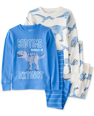 Toddler Boys 4-Pc. Dinosaur Pajamas Set | Macy's