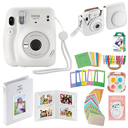 Fujifilm Mini 11 Instant Camera with Case, 20 Fuji Films, Decoration Stickers, Frames, Photo Album and More Accessory kit… | Amazon (US)
