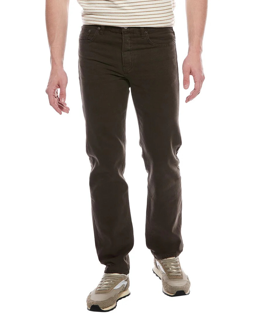 FRAME The Straight Dark Brown Jean | Shop Simon