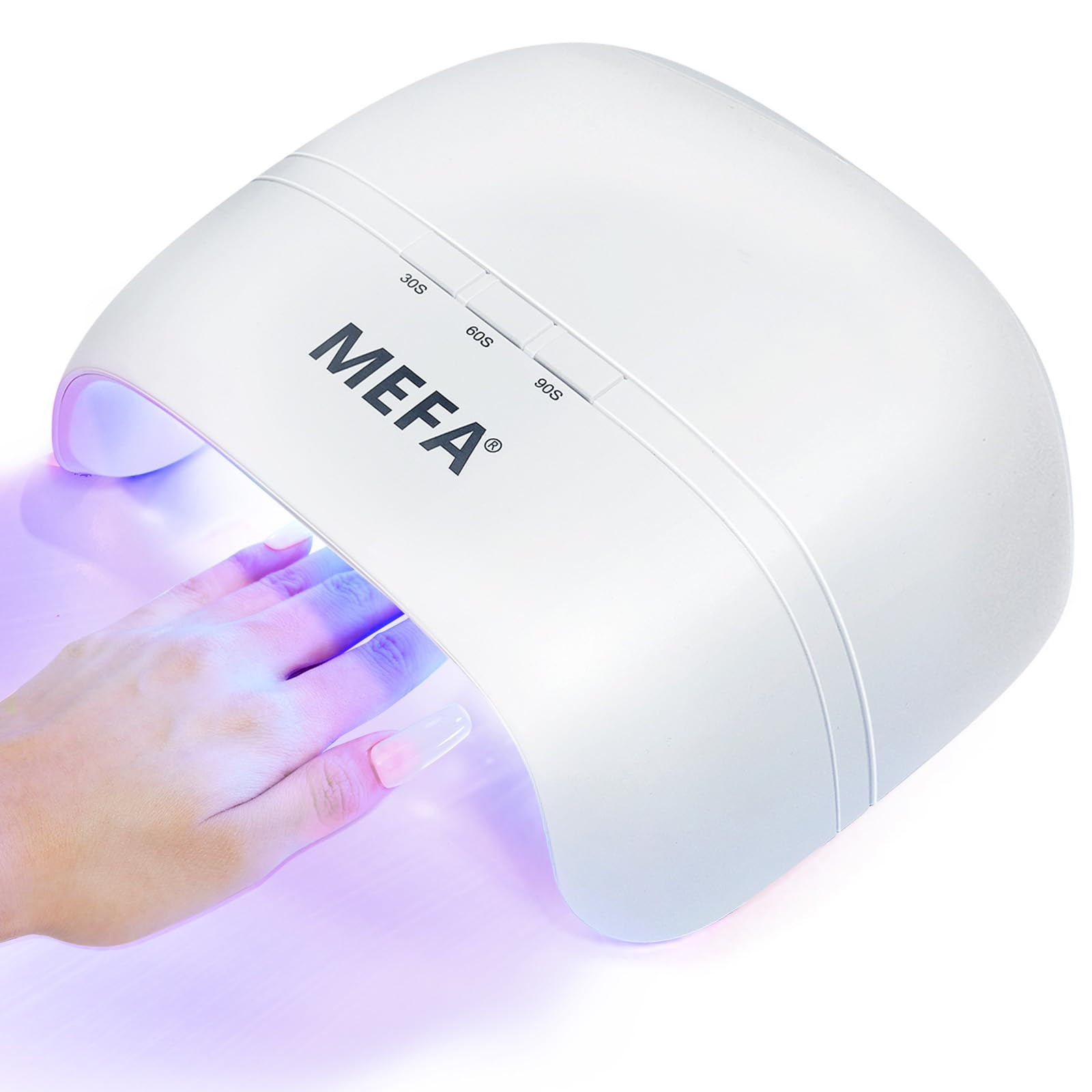 MEFA UV Nail Lamp, 72W UV Light for Gel Nails with 21pcs Lamp Beads, 3 Timers UV Dryer for Gel Na... | Amazon (US)