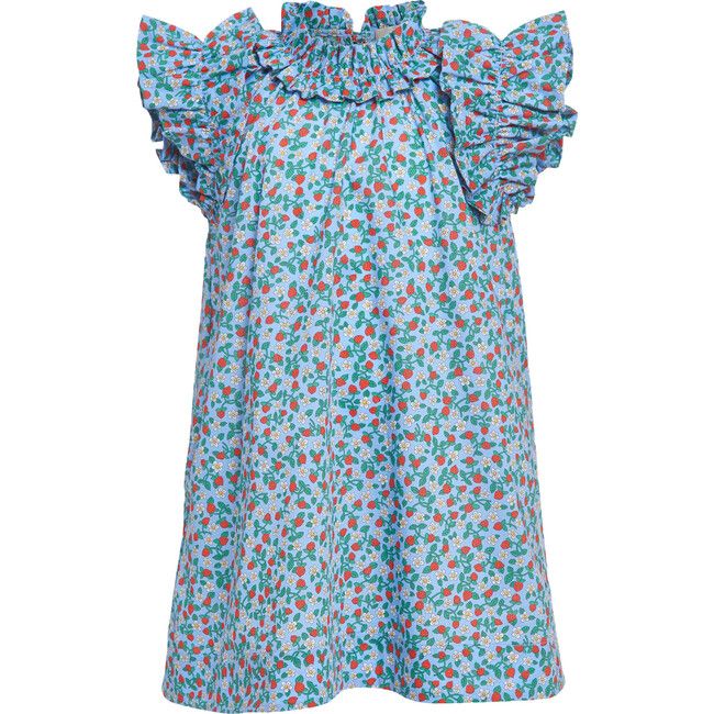 Sea | Lilly Kids Dress, (Blue, Size 8Y) | Maisonette | Maisonette