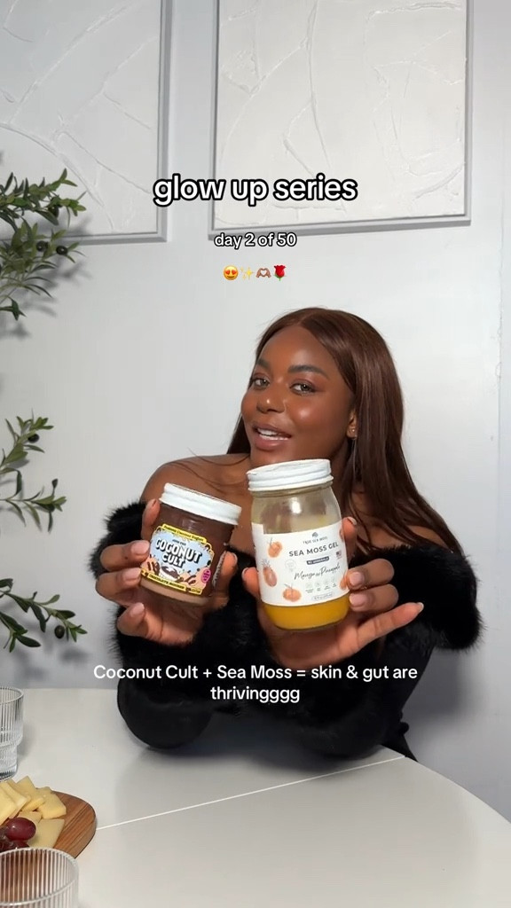 Start 2026 off on the right foot with my glow up series! For over a year, I have been taking coconut cult and sea moss gel for probiotics and better gut health and cannot recommend them enough for natural supplements! Linking these products from Amazon below for your New Year’s resolutions … For more links to stocking stuffers, makeup bag, snow boots, holiday party dress finds, follow me on LTK! ✨

#LTKHoliday #LTKselfcare #LTKmorningroutine