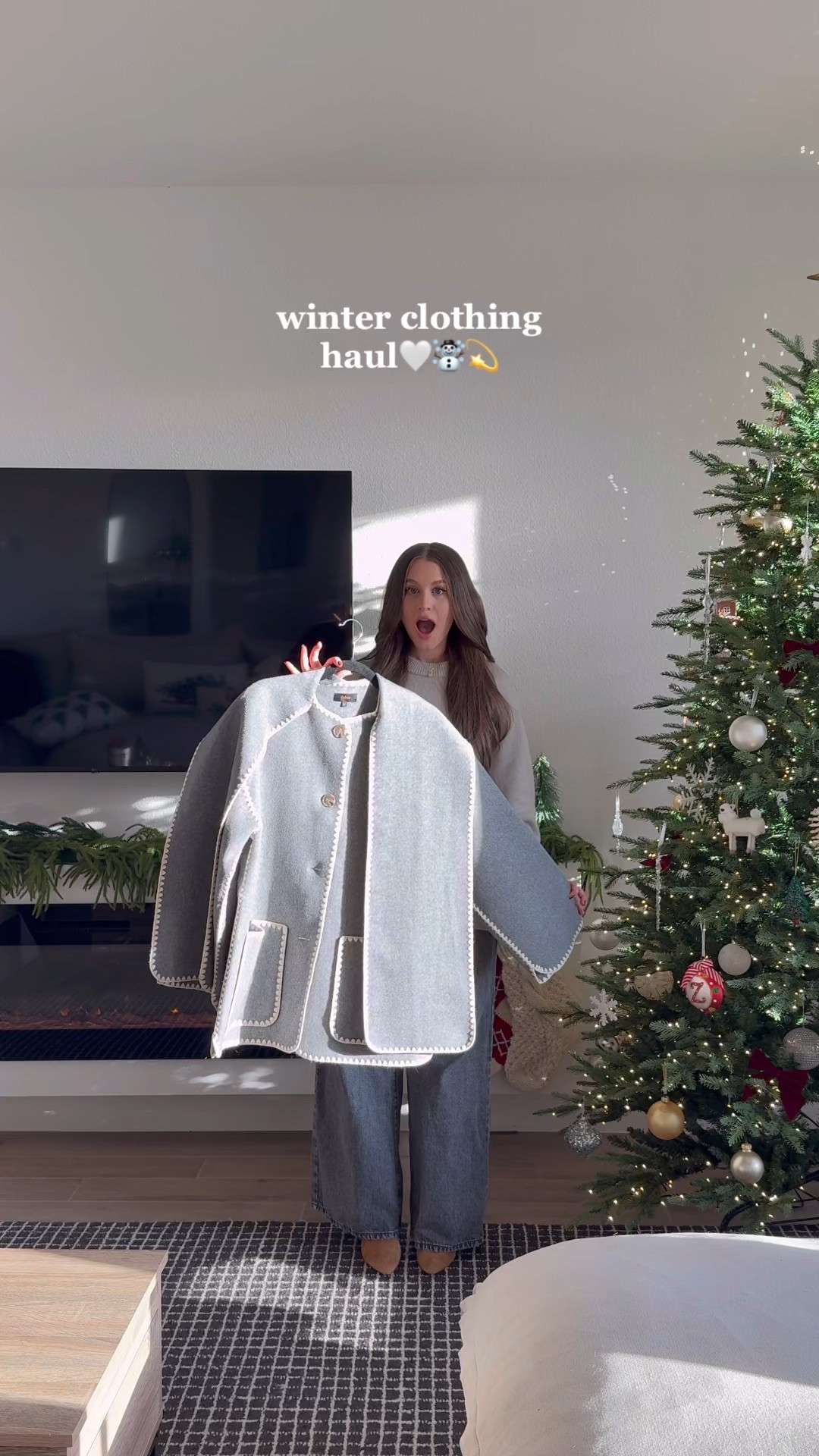 new pieces for the holidays!!!❤️ @onequince #quincepartner i’m wearing size M in the jacket, S in the cardigan, and L in both the sweater (sized up for oversized fit) and the skirt! for reference i’m 5’2” and typically an XS/S in tops and M/L in bottoms<3

#LTKSeasonal #LTKHoliday