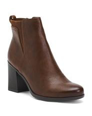 Wide Jodi Dress Zip Booties For Women, Leather | TJ Maxx