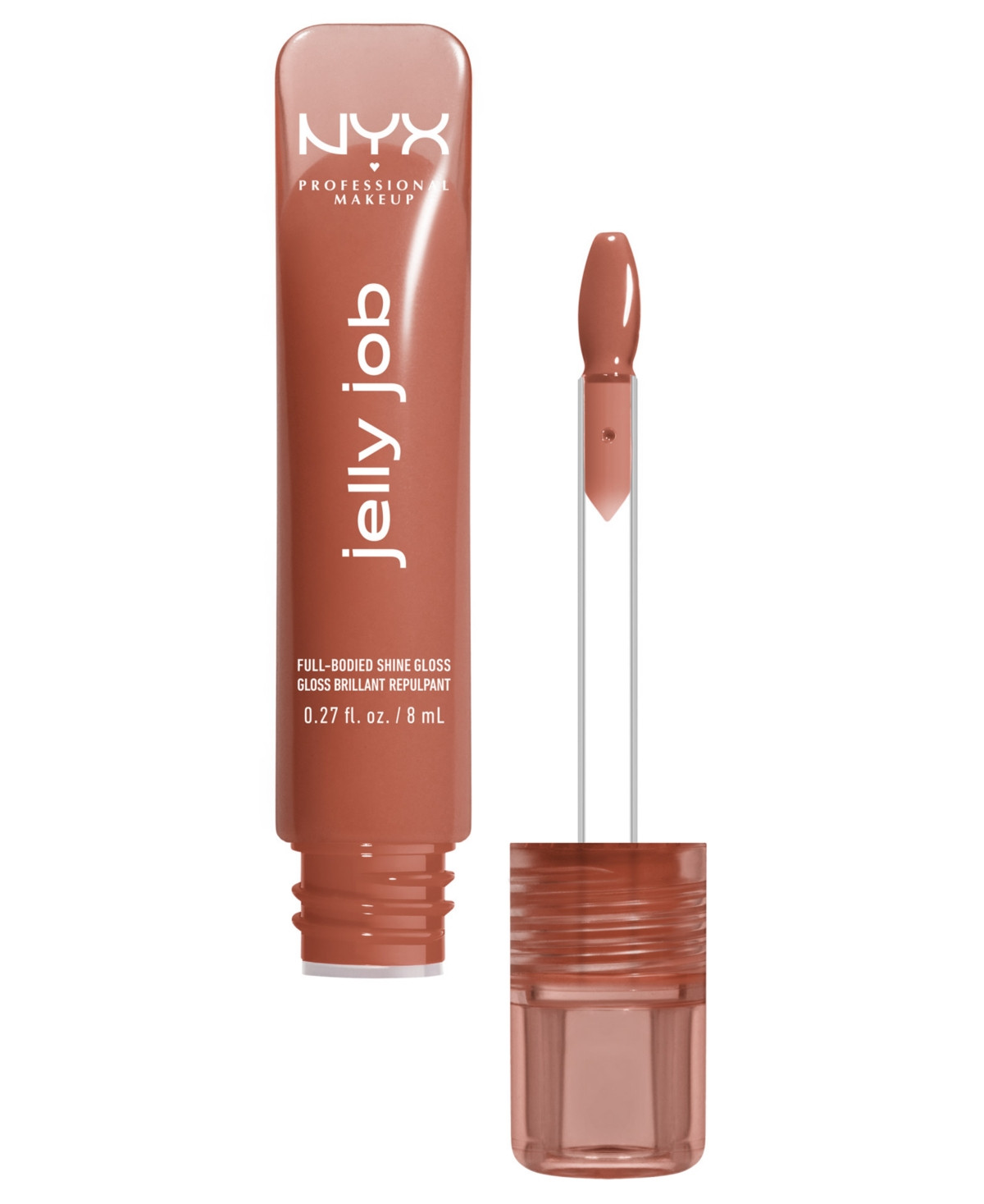 Nyx Professional Makeup Jelly Job Lip Gloss, 0.27 oz. - Toast N Jelly | Macy's
