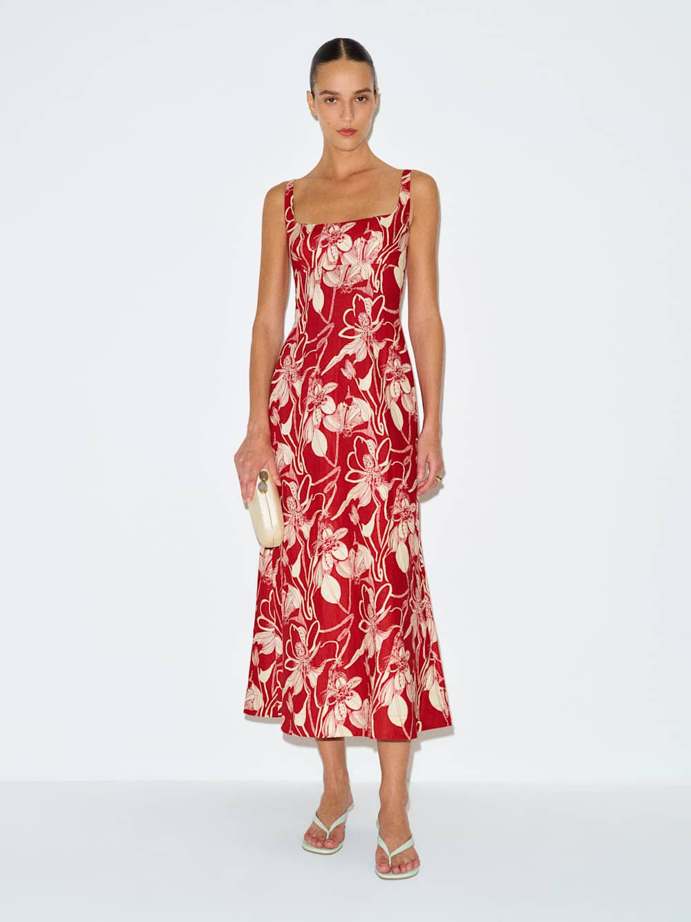 Sabine Linen Dress | Reformation (Global)