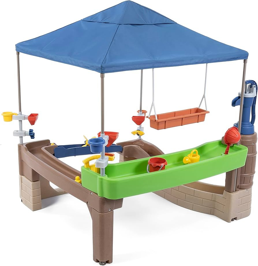 Step2 Pump & Splash Shady Oasis, Tan, Blue | Amazon (US)