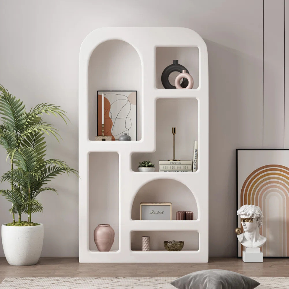 Modern and Simple Cream Style Display Cabinet | Wayfair North America