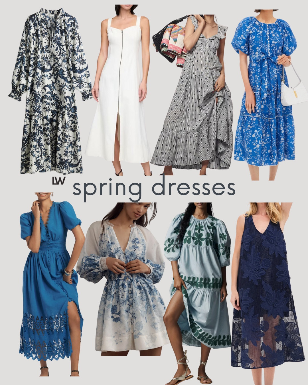 The dresses I cannot stop thinking about for spring!! Great price points 🩵