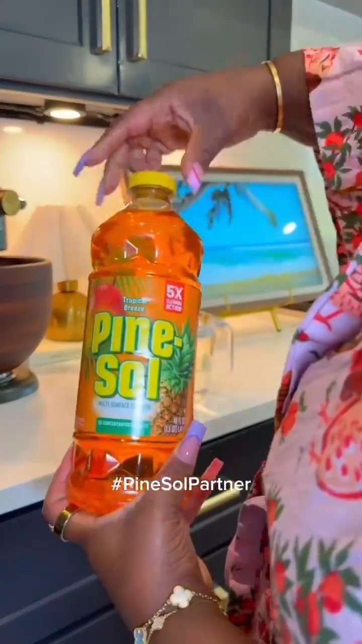 #PineSolPartner Say goodbye to winter blahs and hello to a tropical reset 🌴✨​ I’m refreshing my entire home with @Pine-Sol Multi-Surface Cleaners, including the newest Tropical Breeze scent. One bottle works across multiple surfaces from kitchen counters to bathroom tiles to floors and so much more. Pine-Sol Multi-Surface Cleaner is available in stores nationwide and online at Walmart; check out my bio 

 #LTKHome