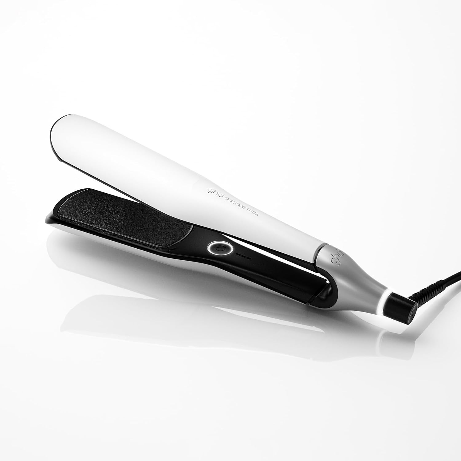 ghd Chronos Styler Smart Flat Iron Hair Straightener, White | HD Motion-Responsive Technology, 3x faster styling, One-stroke results last 24hrs, More shine, Frizz-free, Heat damage-free | Amazon (US)