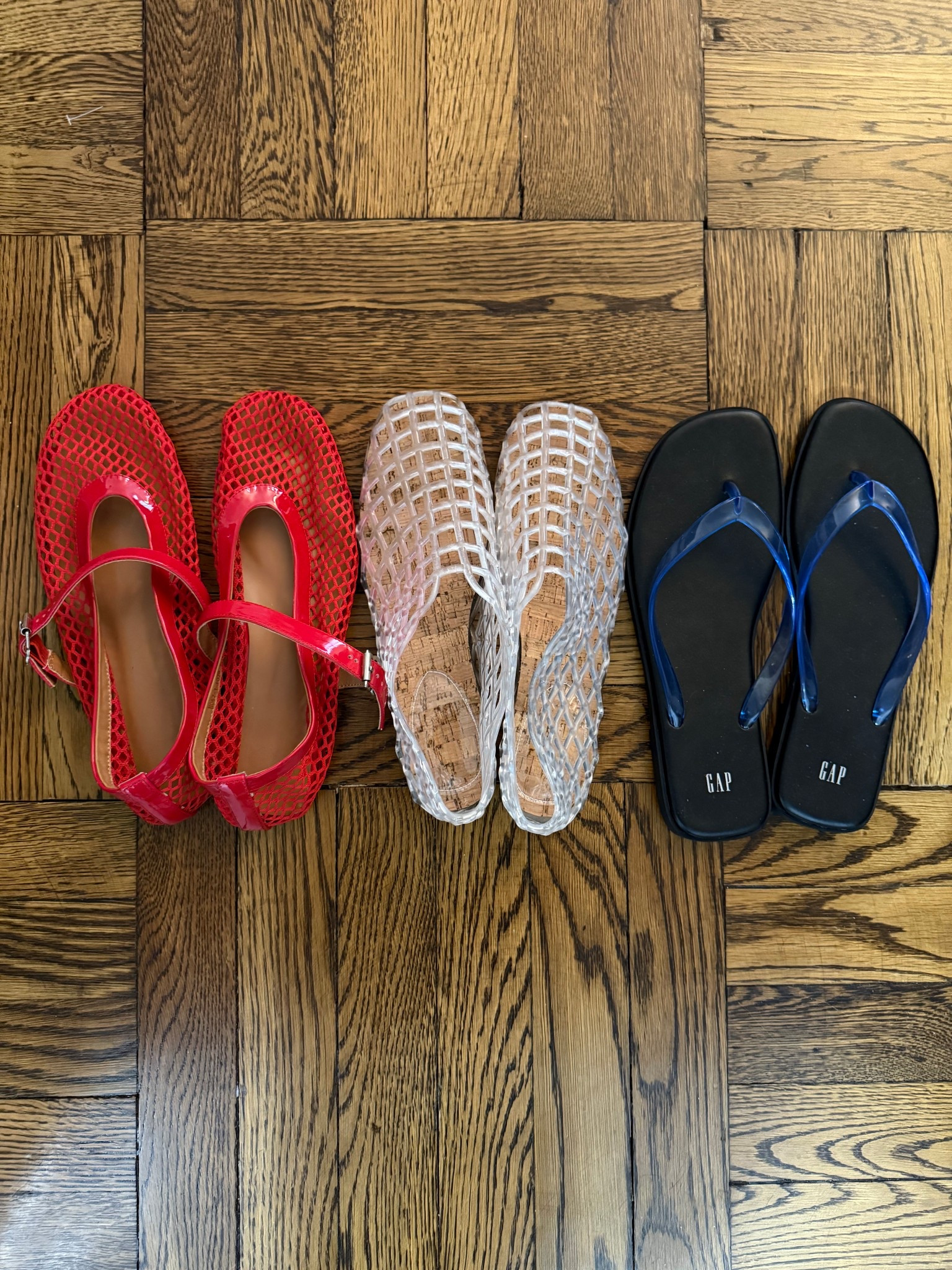 Red white and blue for Memorial Day! The best, comfiest dupes linked. Taller half to full size up in the jellies🪼

#LTKShoeCrush #LTKSeasonal #LTKFindsUnder100