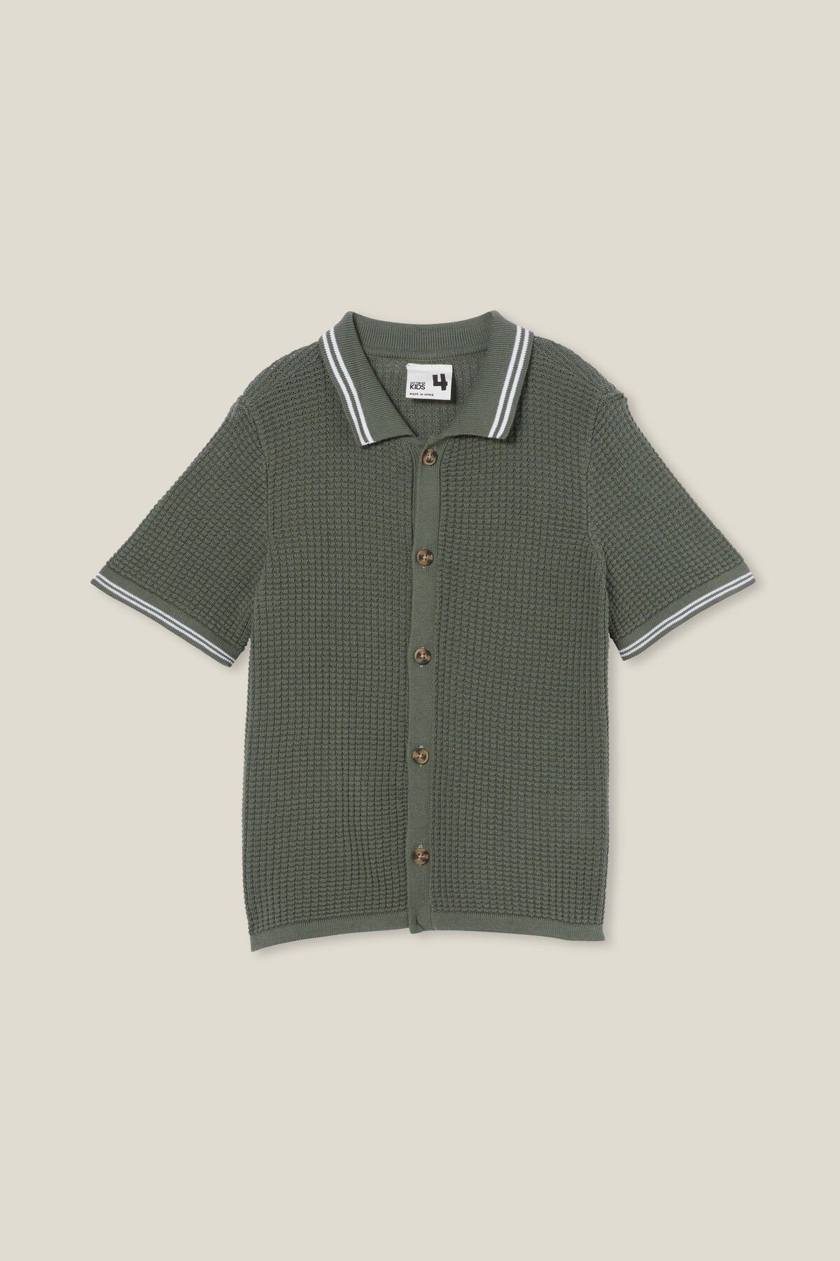 Knitted Short Sleeve Shirt | Cotton On (US)