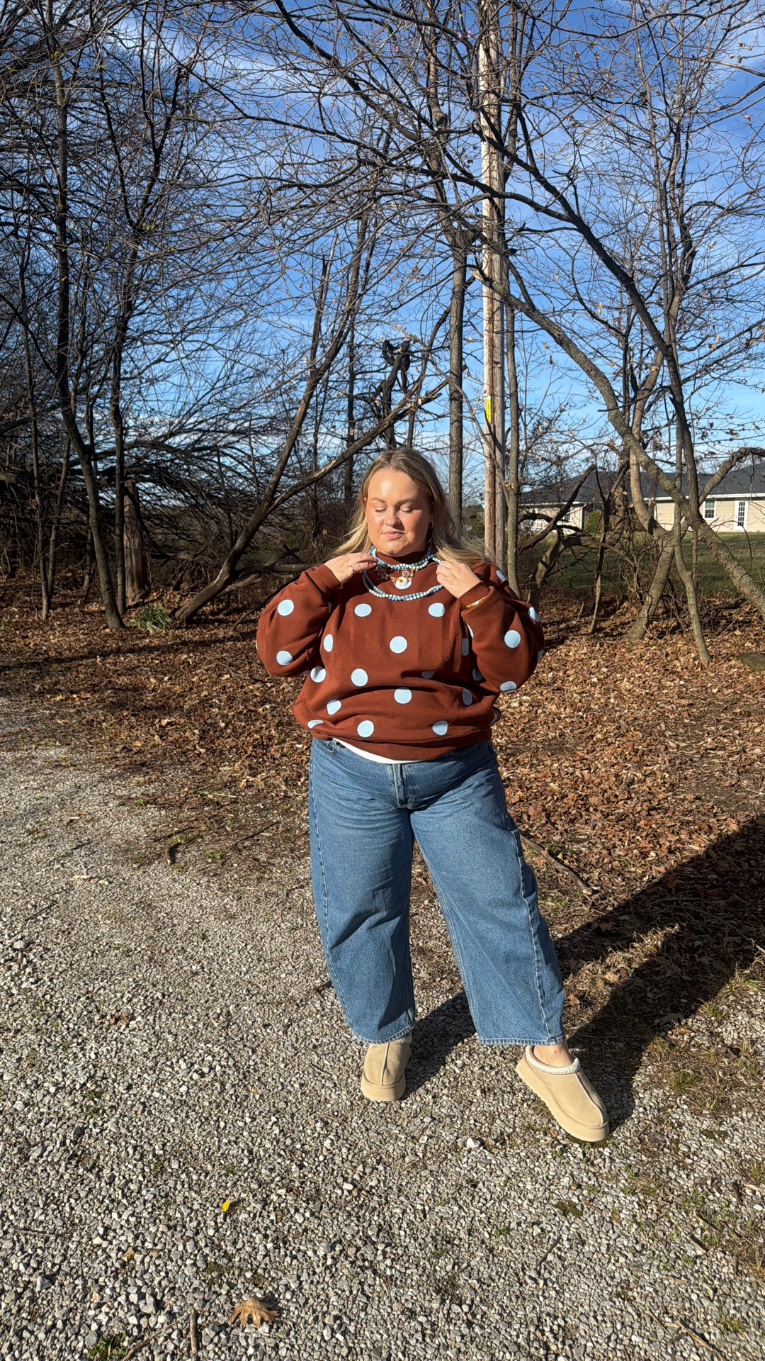 One can never go wrong with a fun spring outfit of the day even on those cooler spring days! 

Pullover is midmotrends.com and I’m linking everything else here 🩵🤎

#LTKMidsize #LTKootd